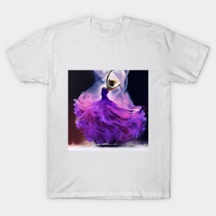 Violet Swirls and Twirls T-Shirt